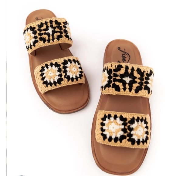 Free People Shoes - Free People Juliette Crochet Sandal Brand New In Box